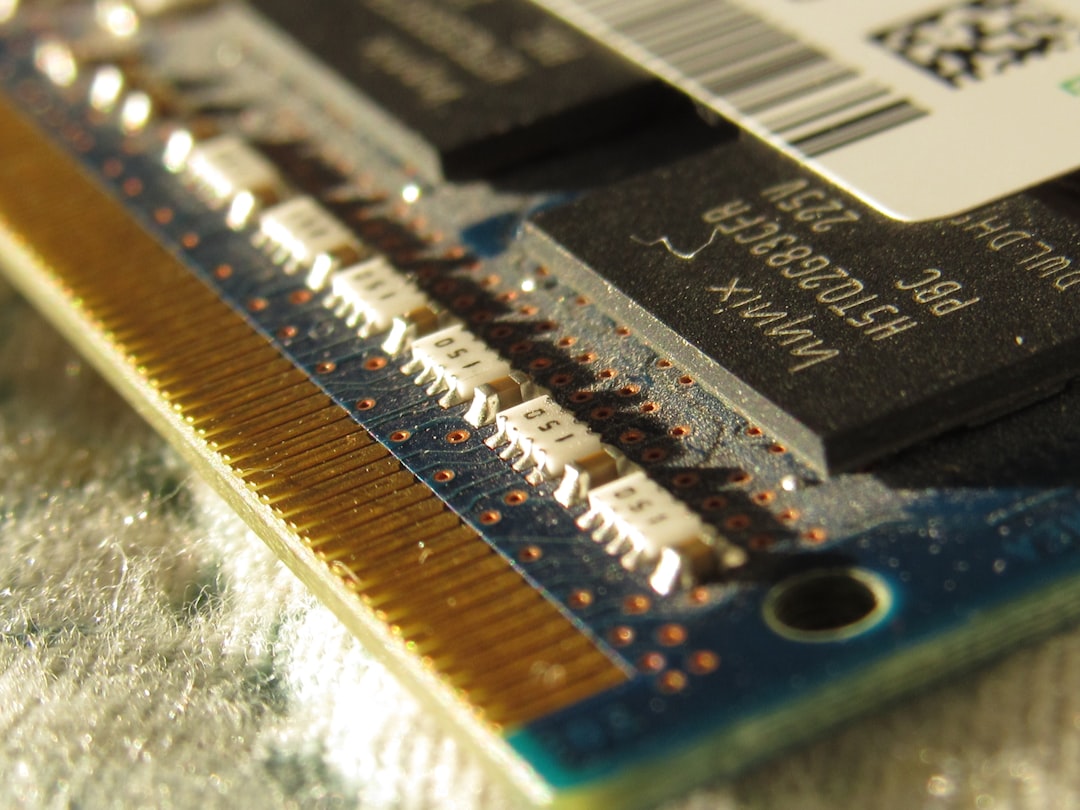 Close-up of computer hardware representing structured tool calling for AI agents